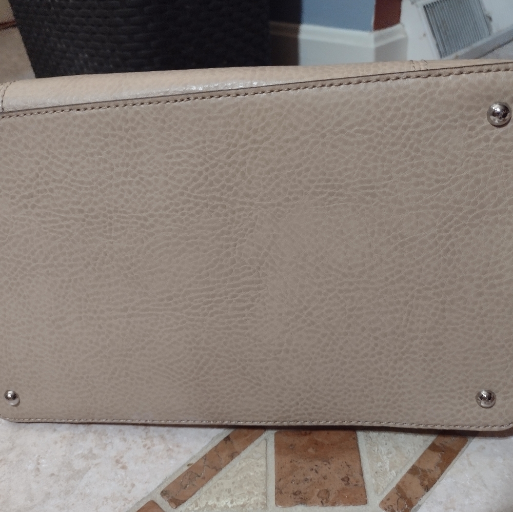 NWT LAUREN Ralph Lauren Annaville Carry All Stone - Picture 15 of 15